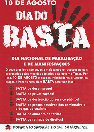 DIA DO BASTA